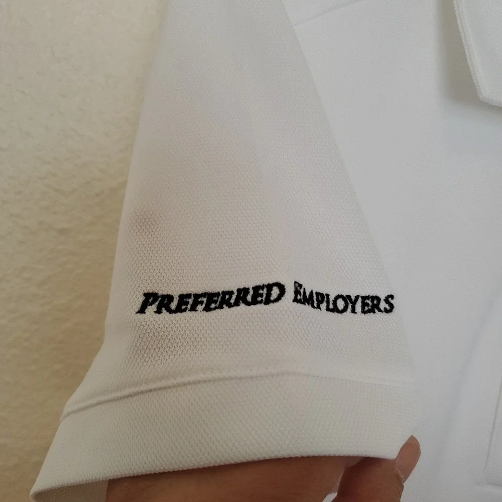 Nike Golf Womens Dri-FIT Polo Shirt White Short Sleeve XL 746100-100
